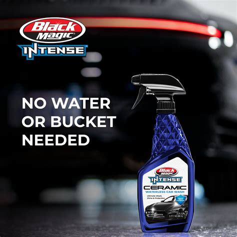 How often should you use black magic intense ceramic waterless car wash on your vehicle?
